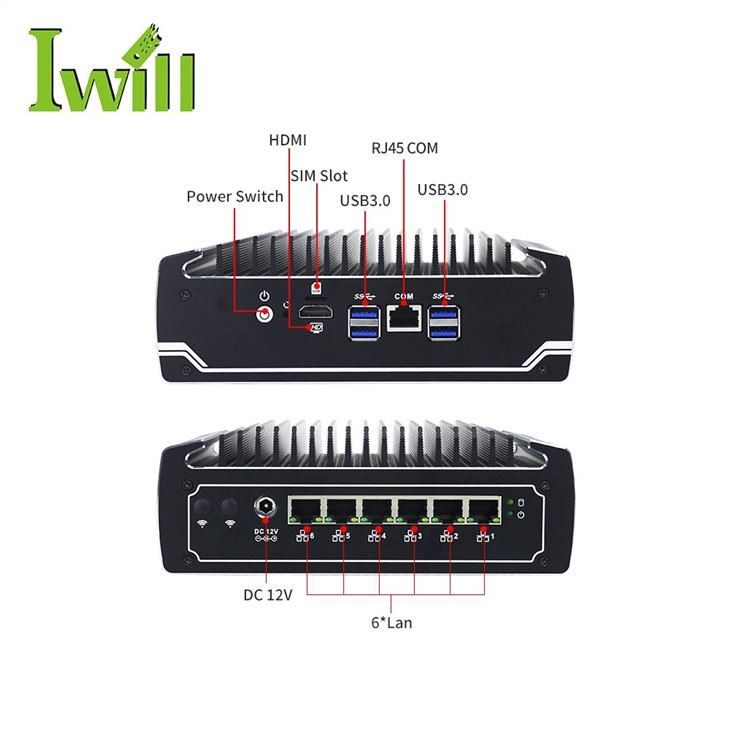 Multi Lan Firewall Mini Pc